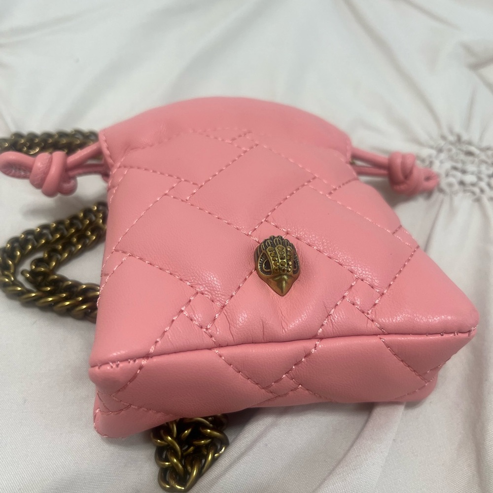 Kurt Geiger Pink Quilted Mini Chain Crossbody - Picture 3 of 10